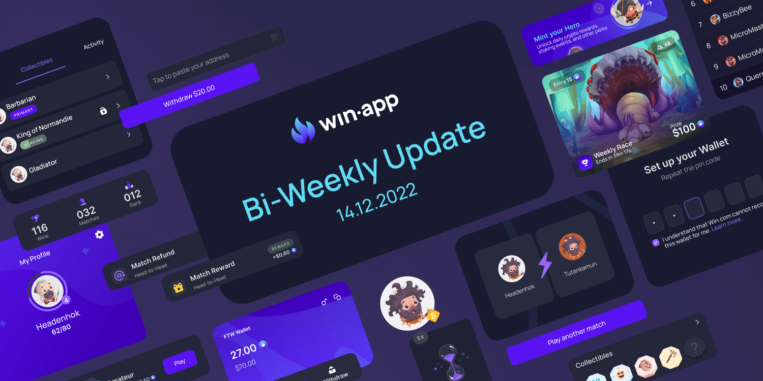 Bi-weekly Update 14.12.2022